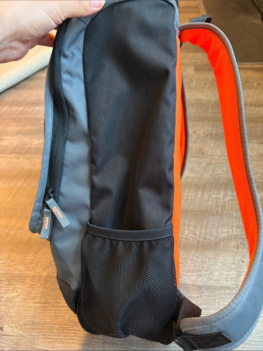 Nike Neymar Shield Soccer Backpack Rucksack Compact 2.0 Gray/Orange